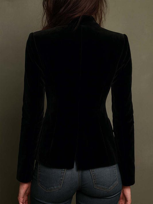 Maria | Blazer ricamato con stampa floreale multicolore