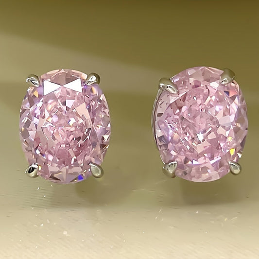 Orecchini Eterni in Oro Bianco con Zirconia