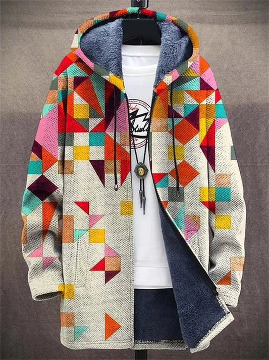 Vivienne | Cardigan con cappuccio dal design artistico