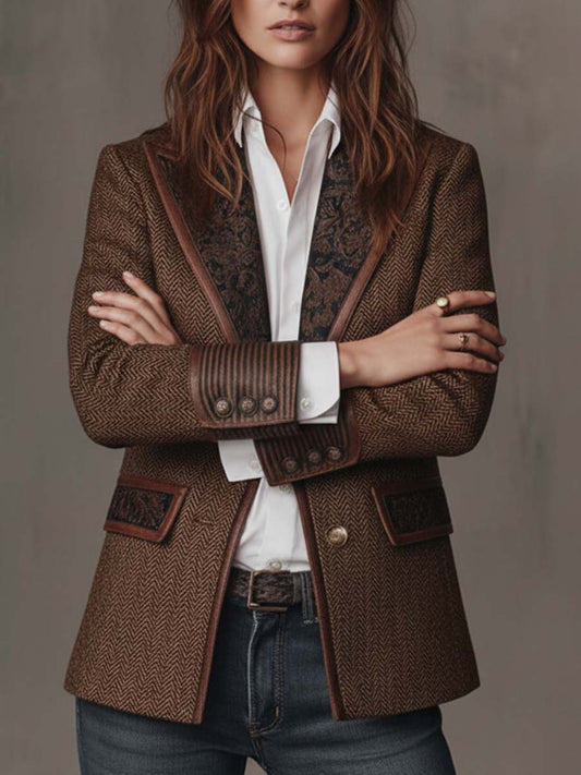 Consuelo | Blazer spigato a pannelli
