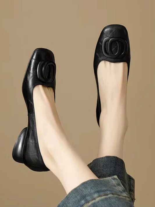 Ballerine in pelle Opium