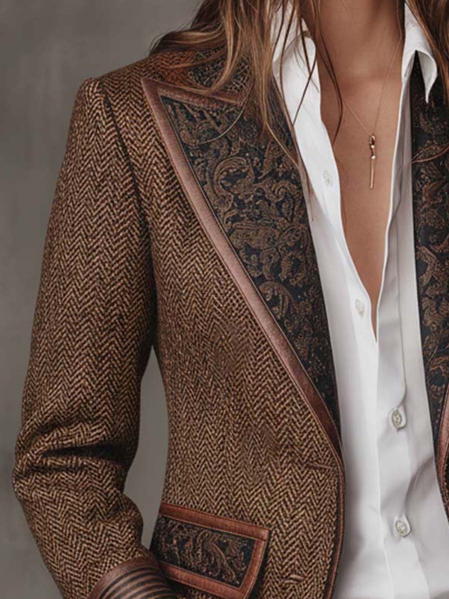 Consuelo | Blazer spigato a pannelli