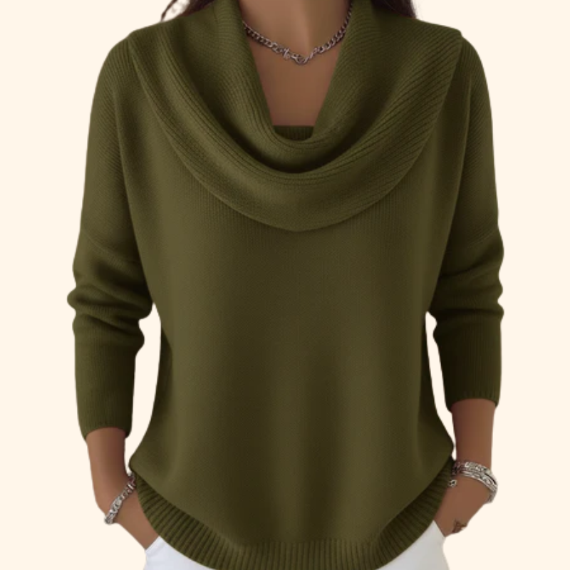 Vivienne | Maglione In Maglia Con Collo A Cappuccio