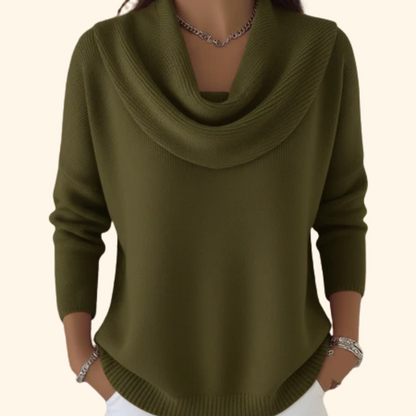 Vivienne | Maglione In Maglia Con Collo A Cappuccio