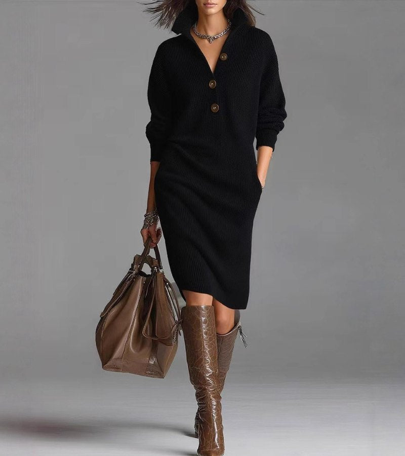 Damaris | Vestito in maglia caldo, elegante e confortevole.