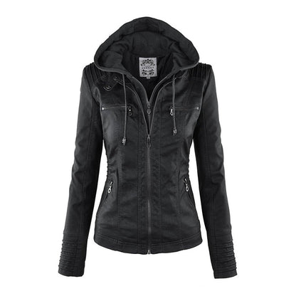 Macarena | Giacca Biker con Cappuccio