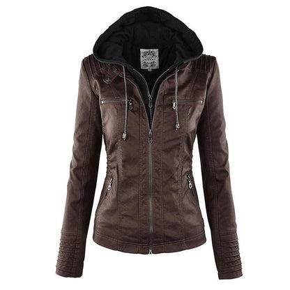 Macarena | Giacca Biker con Cappuccio