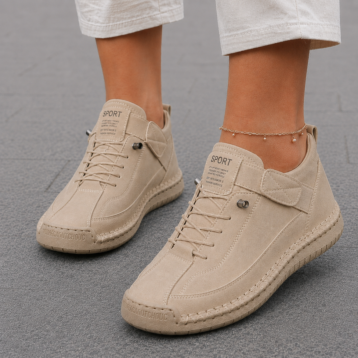 Viola | Sneakers da donna leggere con cinturino regolabile