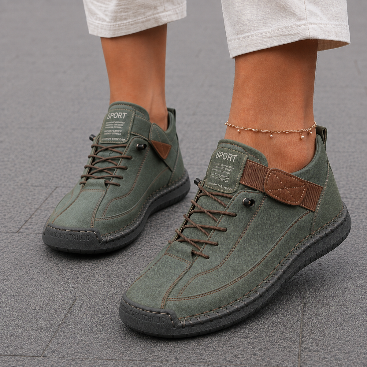 Viola | Sneakers da donna leggere con cinturino regolabile