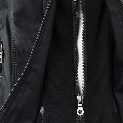 Macarena | Giacca Biker con Cappuccio