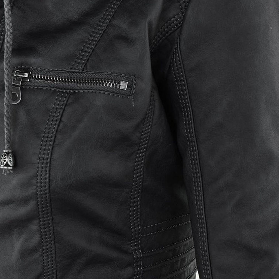 Macarena | Giacca Biker con Cappuccio