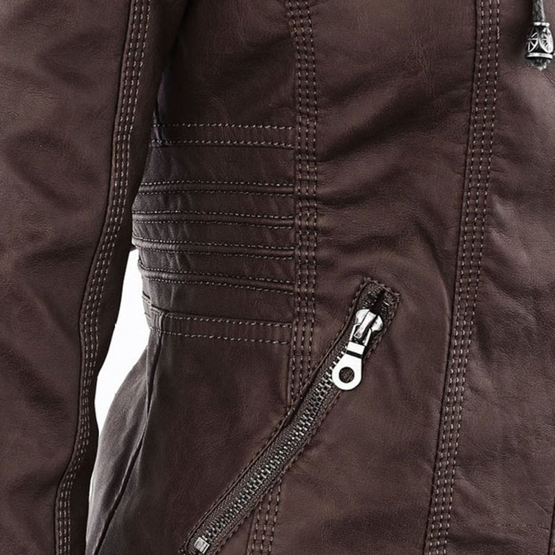 Macarena | Giacca Biker con Cappuccio