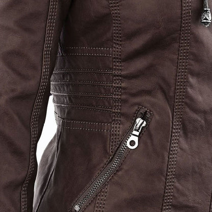 Macarena | Giacca Biker con Cappuccio