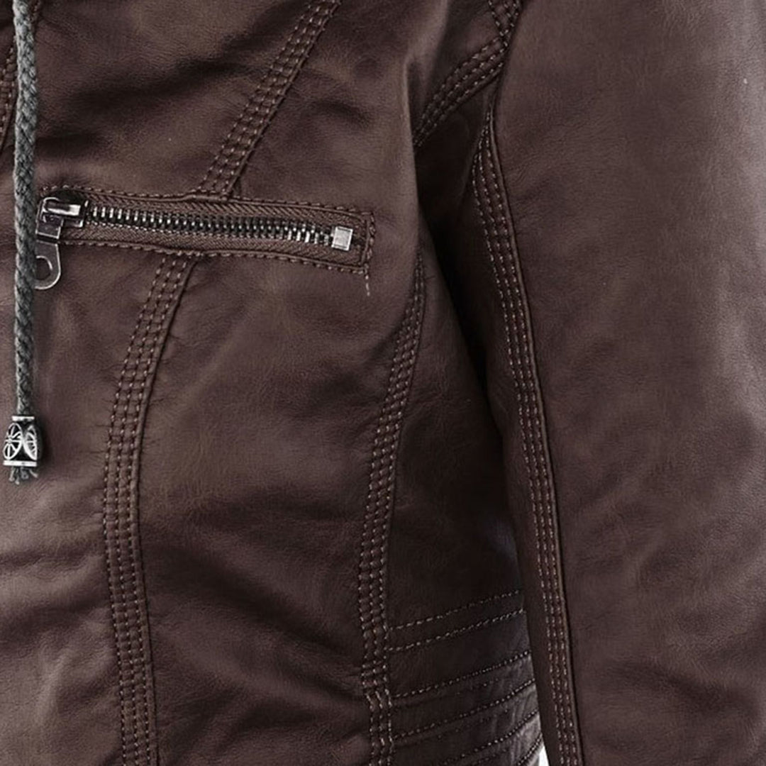 Macarena | Giacca Biker con Cappuccio