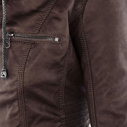 Macarena | Giacca Biker con Cappuccio
