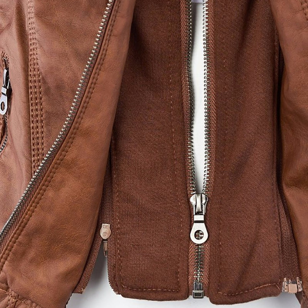 Macarena | Giacca Biker con Cappuccio