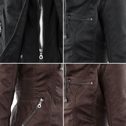 Macarena | Giacca Biker con Cappuccio