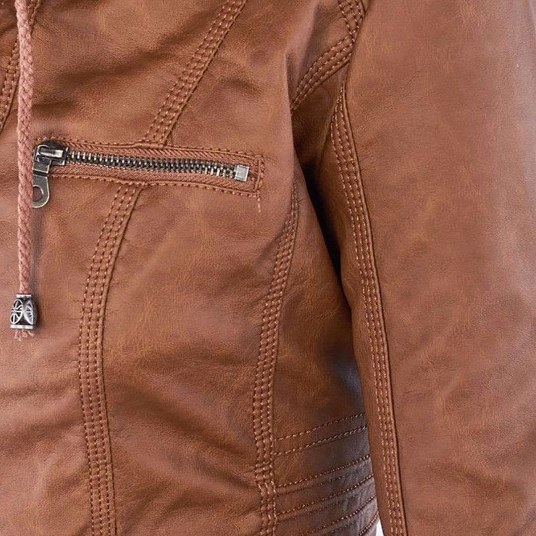 Macarena | Giacca Biker con Cappuccio