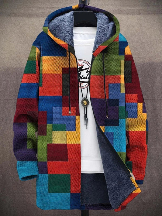 Cynthia | Cardigan con cappuccio dallo stile artistico