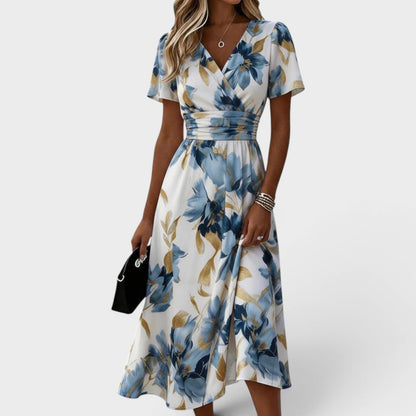 Denise | Abito midi floreale