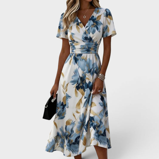 Denise | Abito midi floreale