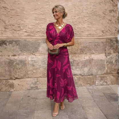 Mikaela | Vestito maxi con spalle scoperte