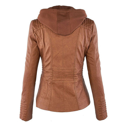 Macarena | Giacca Biker con Cappuccio