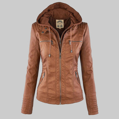 Macarena | Giacca Biker con Cappuccio