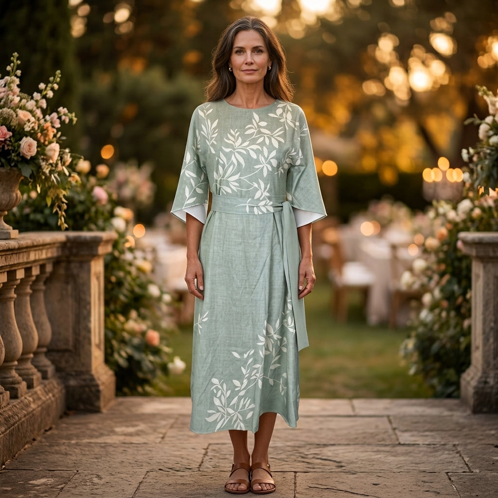 EDEN™ - VESTITO FLOREALE A VITA ALTA