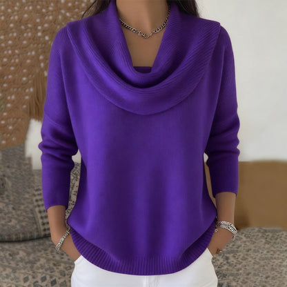 Vivienne | Maglione In Maglia Con Collo A Cappuccio