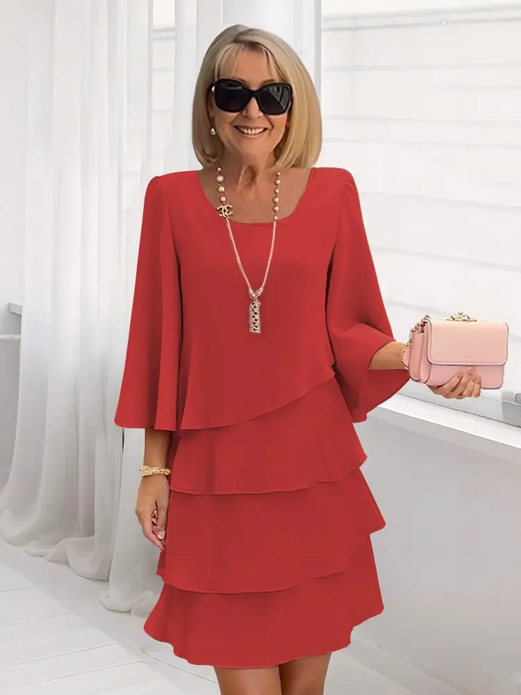 Catherine | Abito elegante con volant