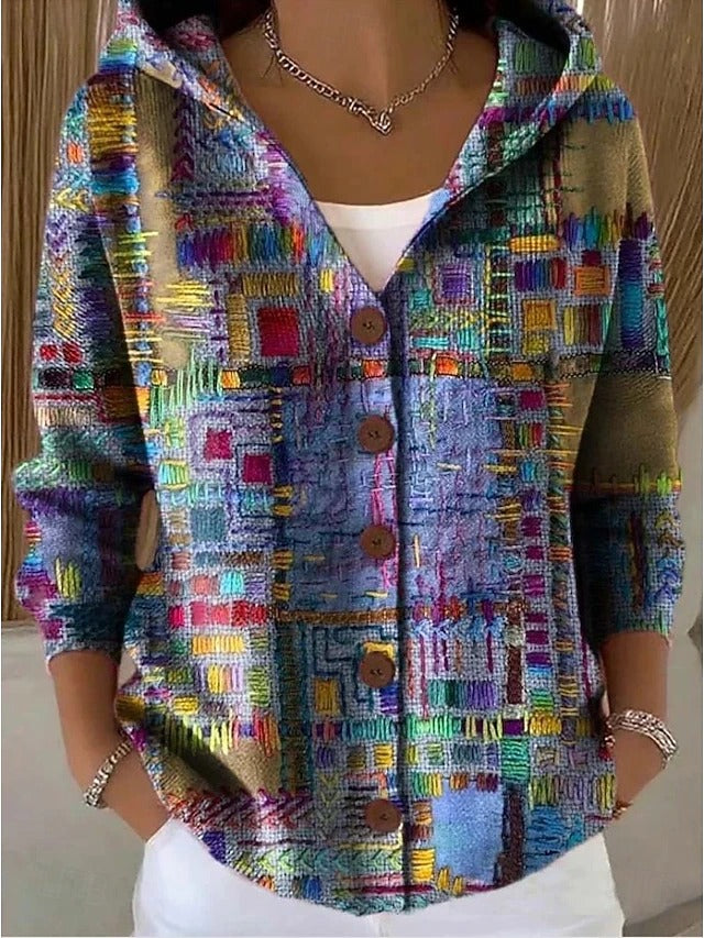 Candela | Giacca in Maglia con Cappuccio