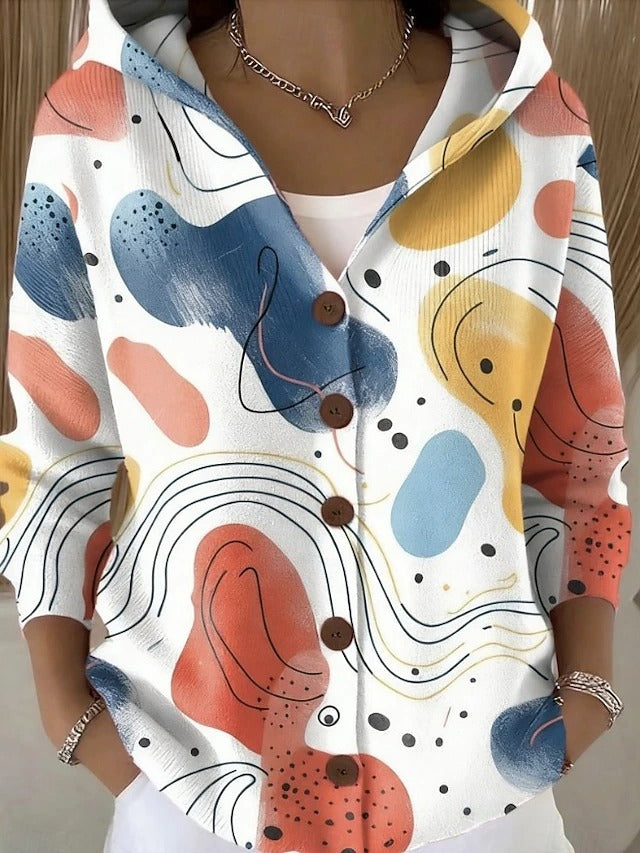 Candela | Giacca in Maglia con Cappuccio