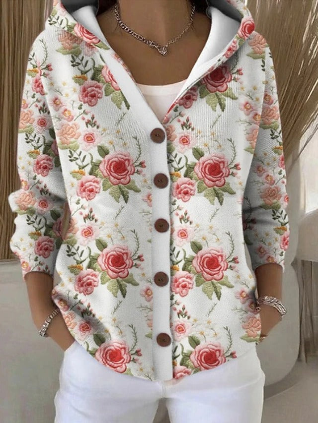 Candela | Giacca in Maglia con Cappuccio