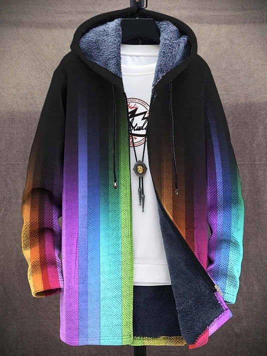 Tobias | Cardigan con cappuccio dal design artistico