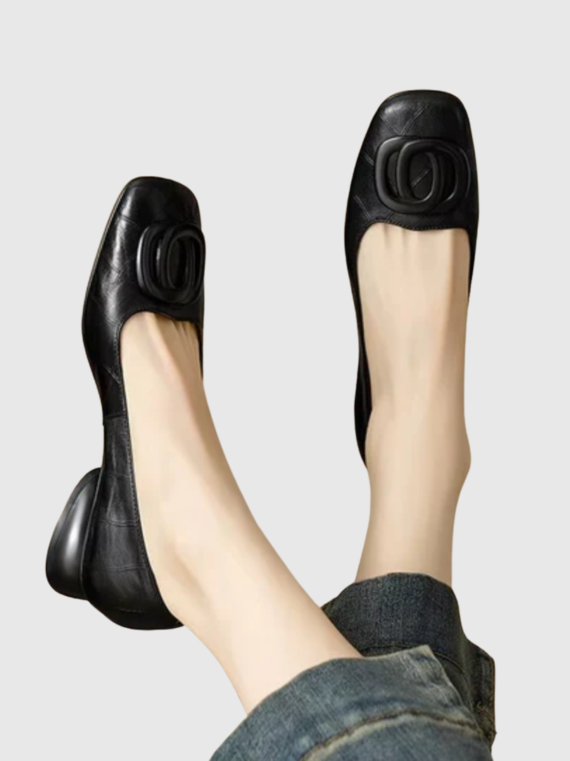Ballerine in pelle Opium