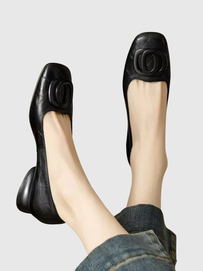 Ballerine in pelle Opium