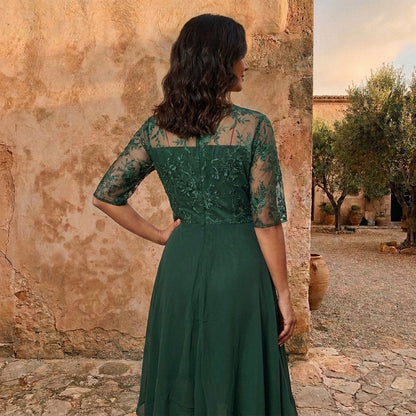 LOLA CASTELL | VESTITO ELEGANTE IN CHIFFON