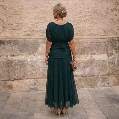 Mikaela | Vestito maxi con spalle scoperte