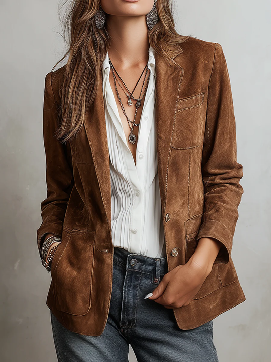 Cristina | Blazer vintage marrone