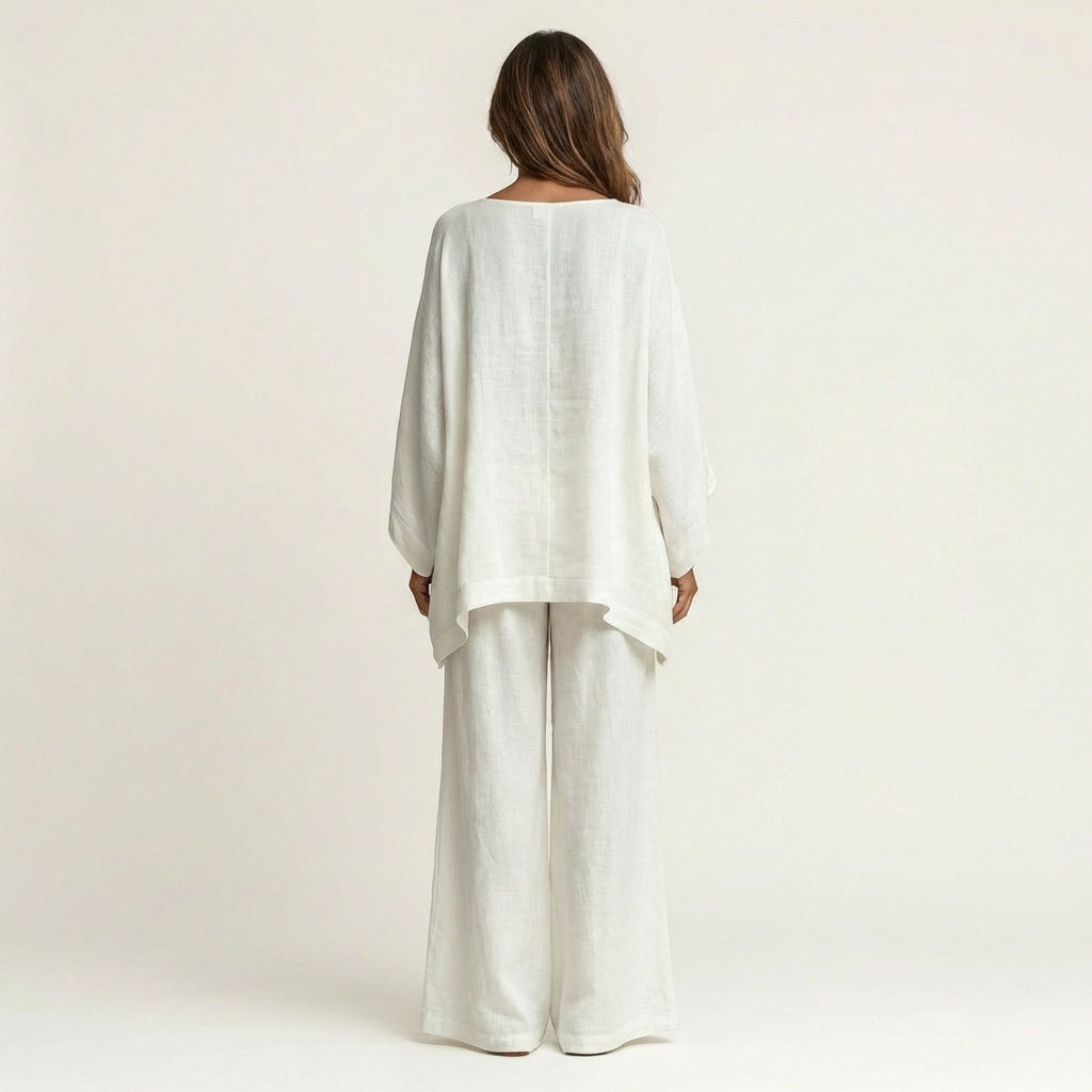 Completo boho in lino