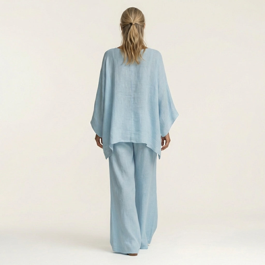Completo boho in lino