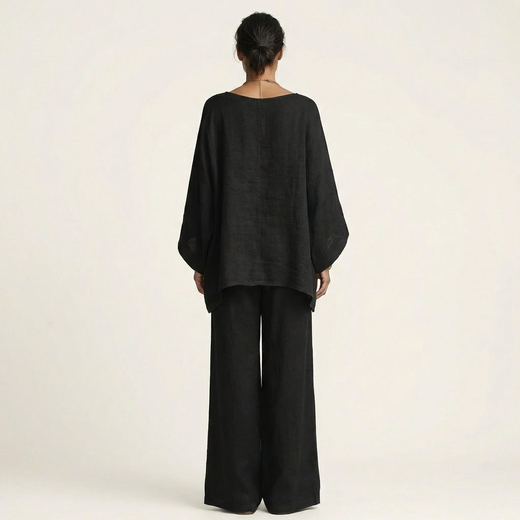 Completo boho in lino