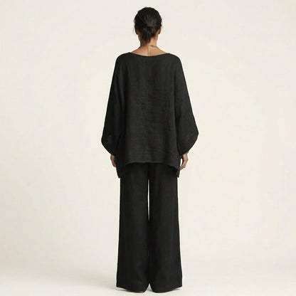 Completo boho in lino