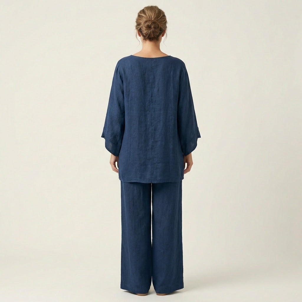 Completo boho in lino