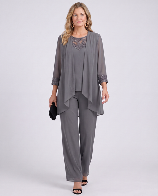 Lillie - Completo classico di tre pezzi in stile minimalista