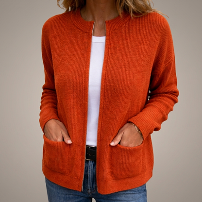 Amparo | Giacca in Maglia con Zip e Tasche