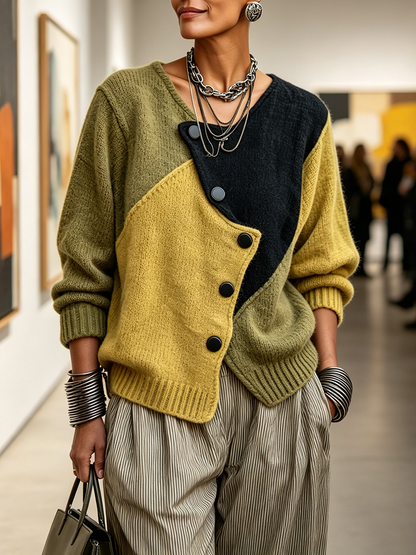Weston | Maglione in maglia color block