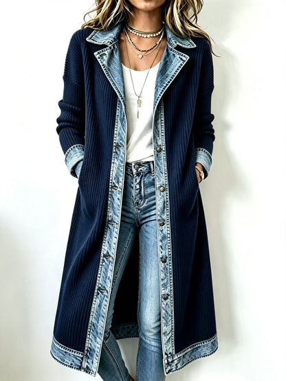 Riley | Cardigan Lungo in Maglia Casual