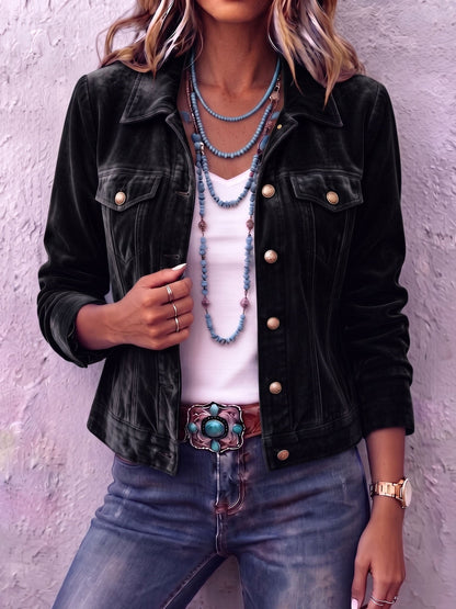 Diana | Giacca in Velluto Boho d'Ispirazione Vintage